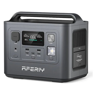 [EU Direct] Aferiy P010 800W 512Wh LiFePO4 Portable Power Station Multi-Contact 4 Solar Generator for Outdoor Camping Backup Power for Home Emergency