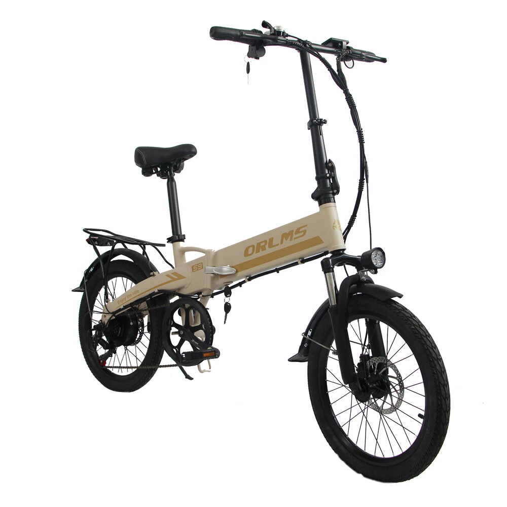 [EU Direct] ORLMS S9 Electric Bike 48V 13Ah Battery 500W Motor 20inches Tires 48KM Max Mileage 120KG Max Load Electric Bike