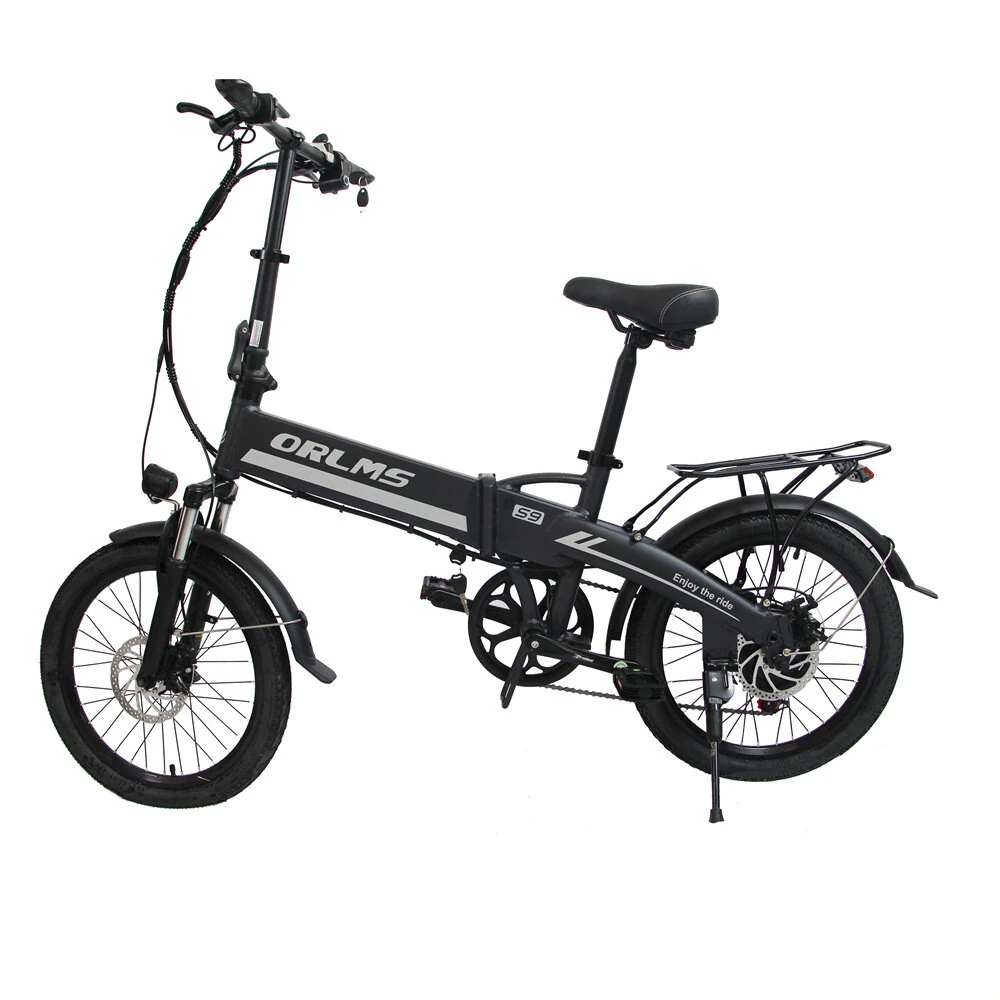 [EU Direct] ORLMS S9 Electric Bike 48V 13Ah Battery 500W Motor 20inches Tires 48KM Max Mileage 120KG Max Load Electric Bike