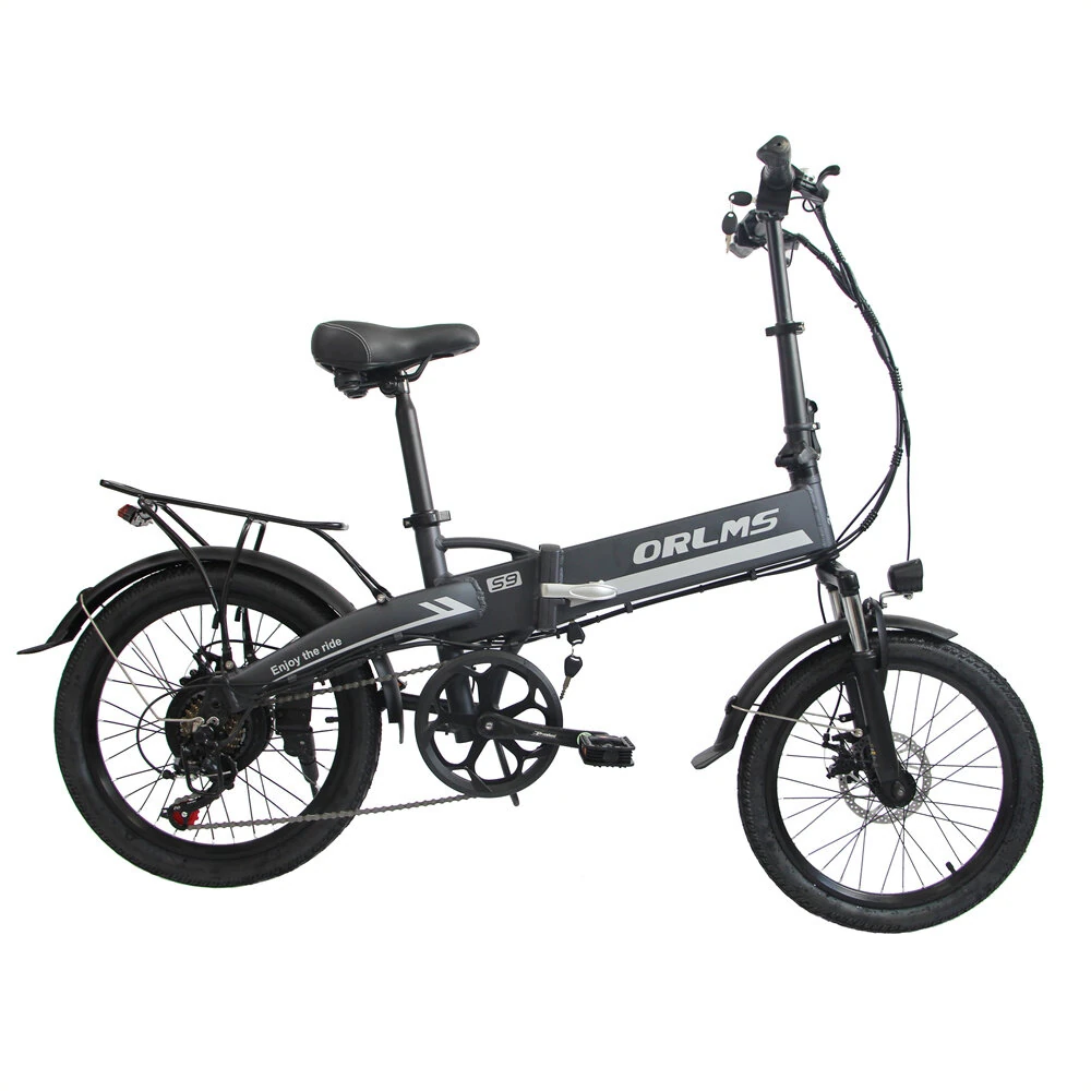 [EU Direct] ORLMS S9 Electric Bike 48V 13Ah Battery 500W Motor 20inches Tires 48KM Max Mileage 120KG Max Load Electric Bike