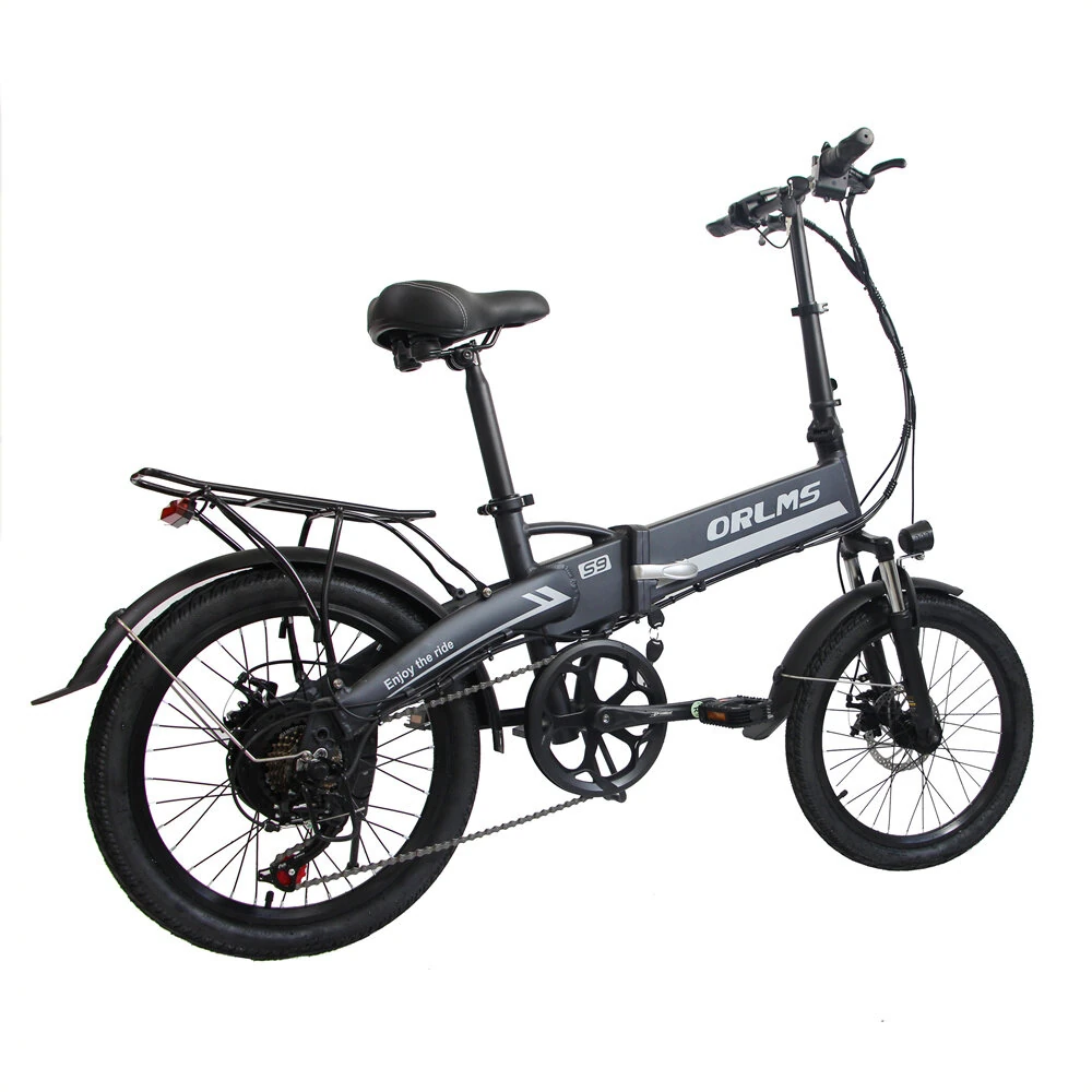 [EU Direct] ORLMS S9 Electric Bike 48V 13Ah Battery 500W Motor 20inches Tires 48KM Max Mileage 120KG Max Load Electric Bike