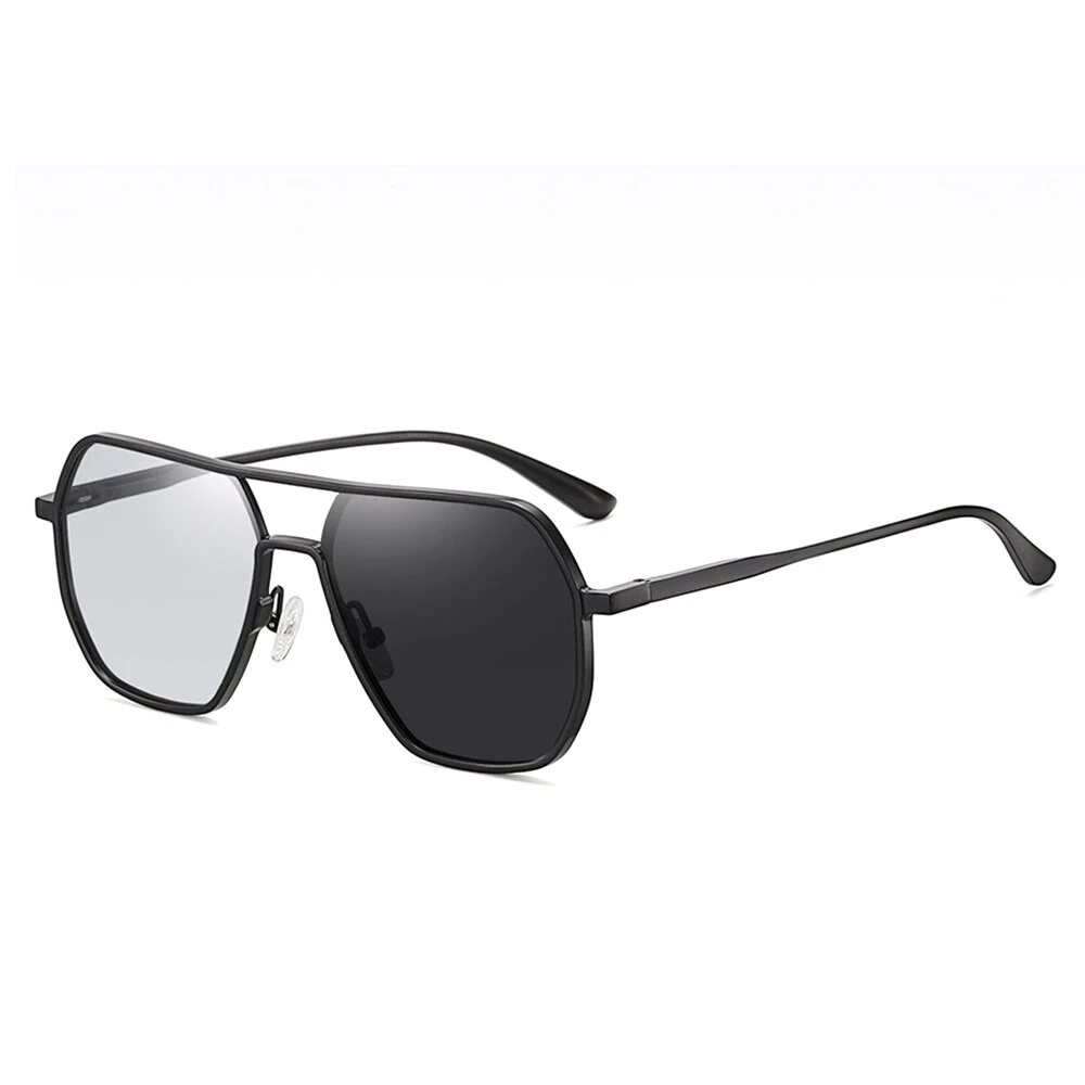 Classic Fashion Mg Aluminum Sunglasses for Men UV400 Protection Photochromic Sun Glasses Night Vision Driving Eyeglasses