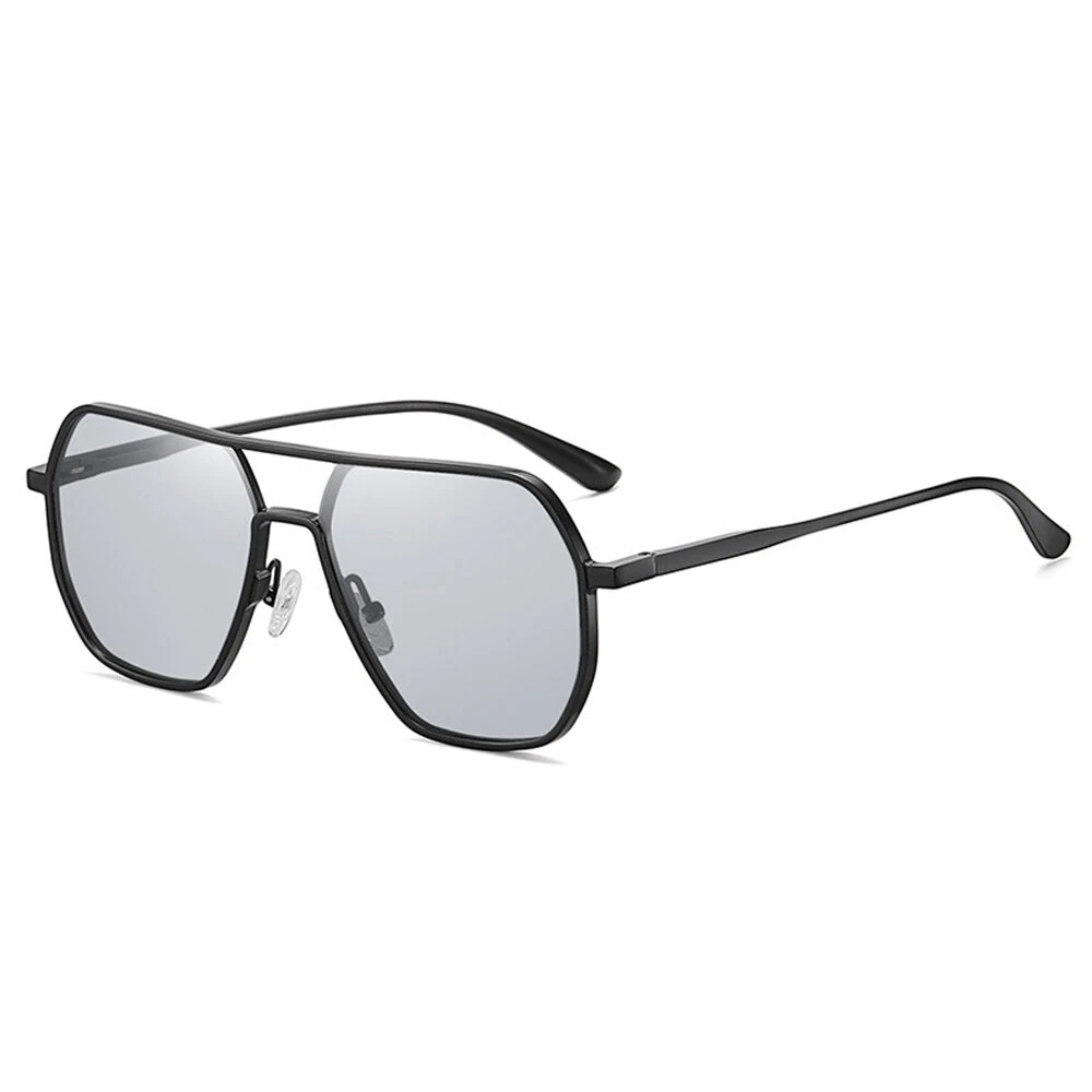 Classic Fashion Mg Aluminum Sunglasses for Men UV400 Protection Photochromic Sun Glasses Night Vision Driving Eyeglasses