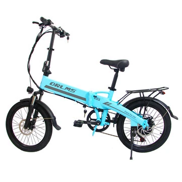 [EU Direct] ORLMS S9 Electric Bike 48V 13Ah Battery 500W Motor 20inches Tires 48KM Max Mileage 120KG Max Load Electric Bike