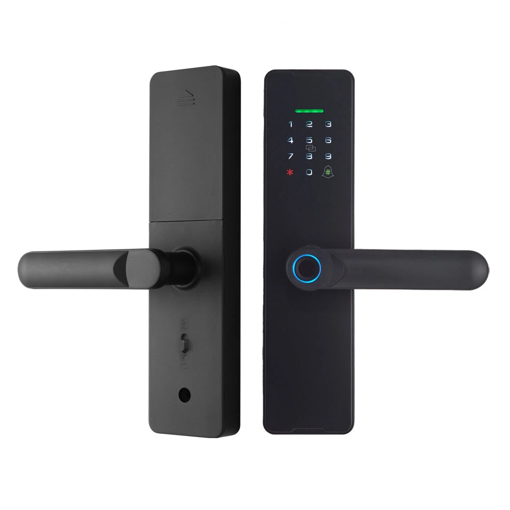 WAFU WF-X8 Tuya Smart WiFi Fingerprint Doorlock Password/APP/IC Card/Key/Fingerprint Unlock Built-in Camera Semi-conductor Intelligent Door Lock