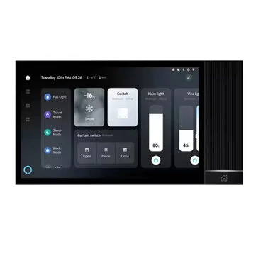 Tuya Smart Home Control Panel 8-inch Touch Screen Bluetooth Zigbe Gateway Built-in Building Intercom Compatible Home Auto