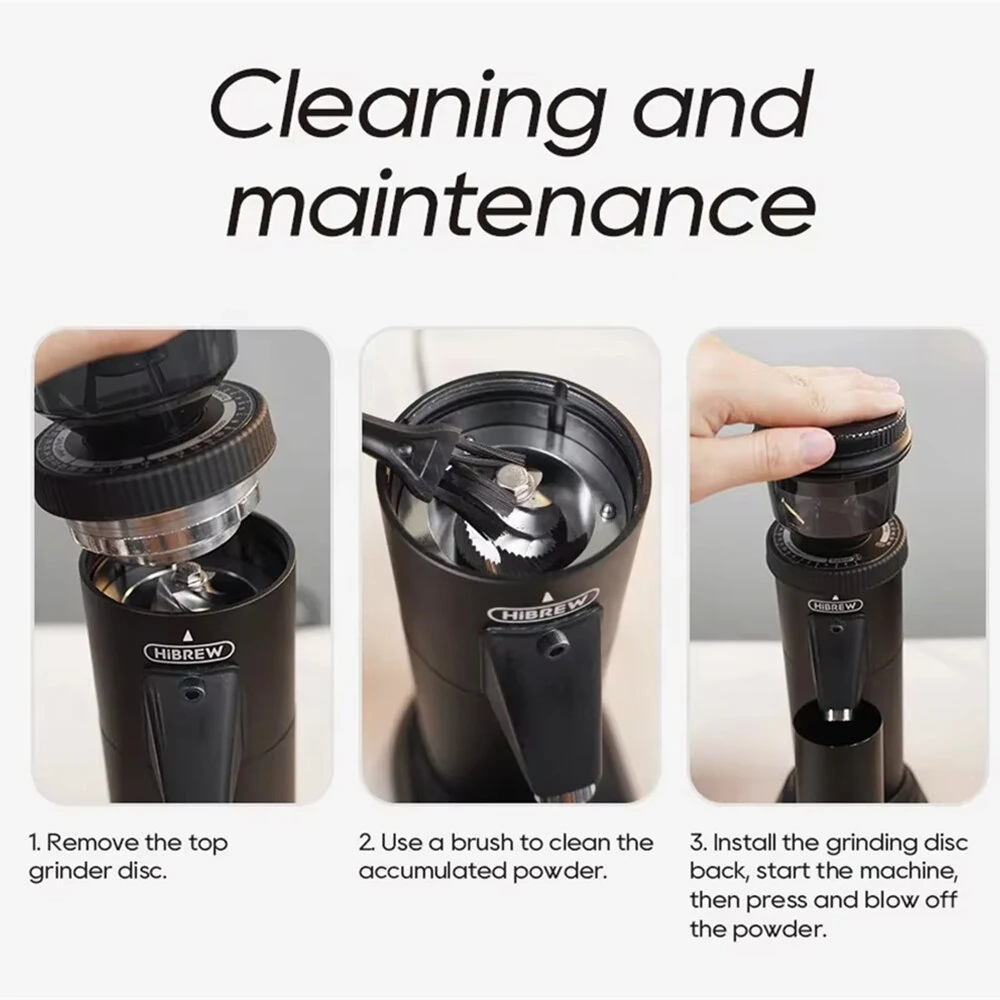 [EU Direct] HiBREW H10A & G5 Combo 20Bar Semi Automatic Espresso Coffee Machine + G5 Electric Burr Grinder 36 Settings for Home Barista
