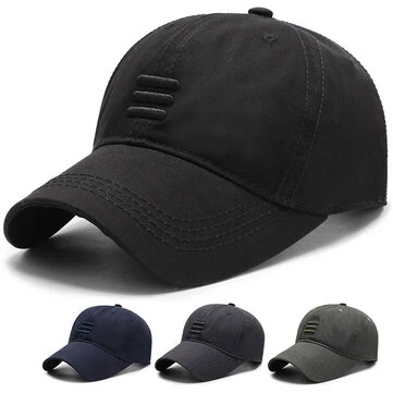 Men's Outdoor Baseball Cap Fashion Soft Adjustable Sun Protection Casual Hat for Spring Autumn Travel Daily Sports