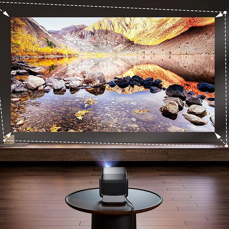 [EU/BR Direct] Global Version JMGO N1S Ultra 4K RGB Triple Laser Projector 3000 ANSI Lumens 3D HDR10 Google TV Netflix Licensed 20W Dual Speaker Support WiFi 6 & BT Auto Focus & Keystone Correction Smart Home Portable Theater With Free Gift 3D Glasses