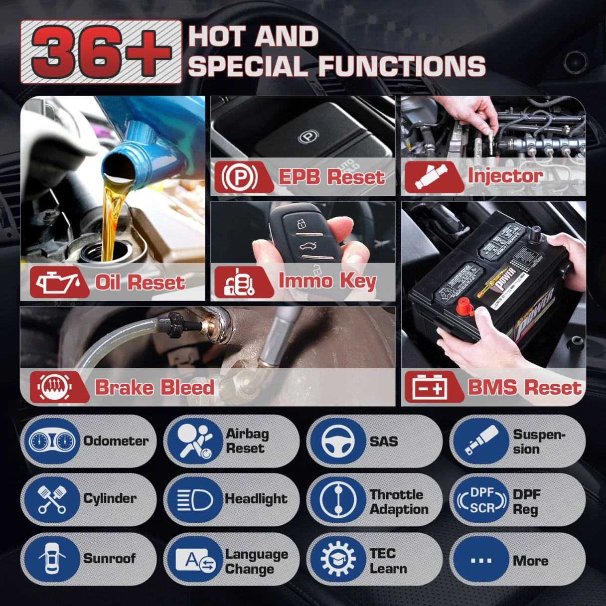 Autel MaxiCOM MK906Pro Car Diagnostic Tool OBD2 Bi-Directional Scanner All System Scan Tool ECU Coding Upgraded MK906BT MS906BT