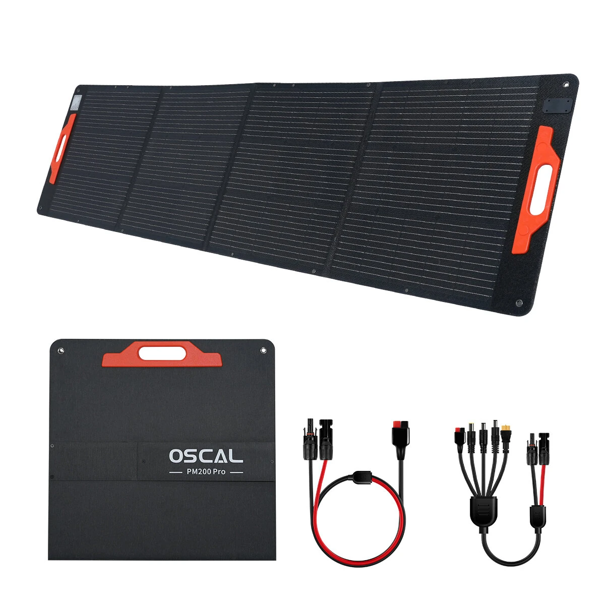 [EU Direct] Blackview OSCAL PowerMax 3600 Portable Power Station with 3*200W Solar Panel, 3600Wh LiFePO4 Solar Generator for Home Use, Outdoor Camping, RV Trip, PM200 PRO