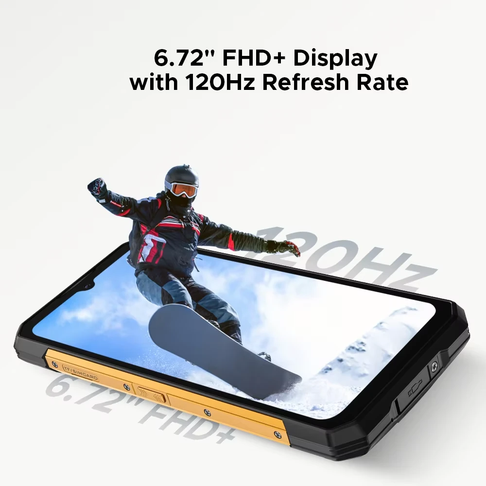 DOOGEE S200 X 5G 1.32 inch AMOLED Rear Display 32GB 512GB 100MP Triple Camera Night Vision Dimensity 7050 6.72 inch 120Hz 10100mAh 33W Fast Charge Android 14 NFC IP68 IP69K Waterproof Rugged Smartphone