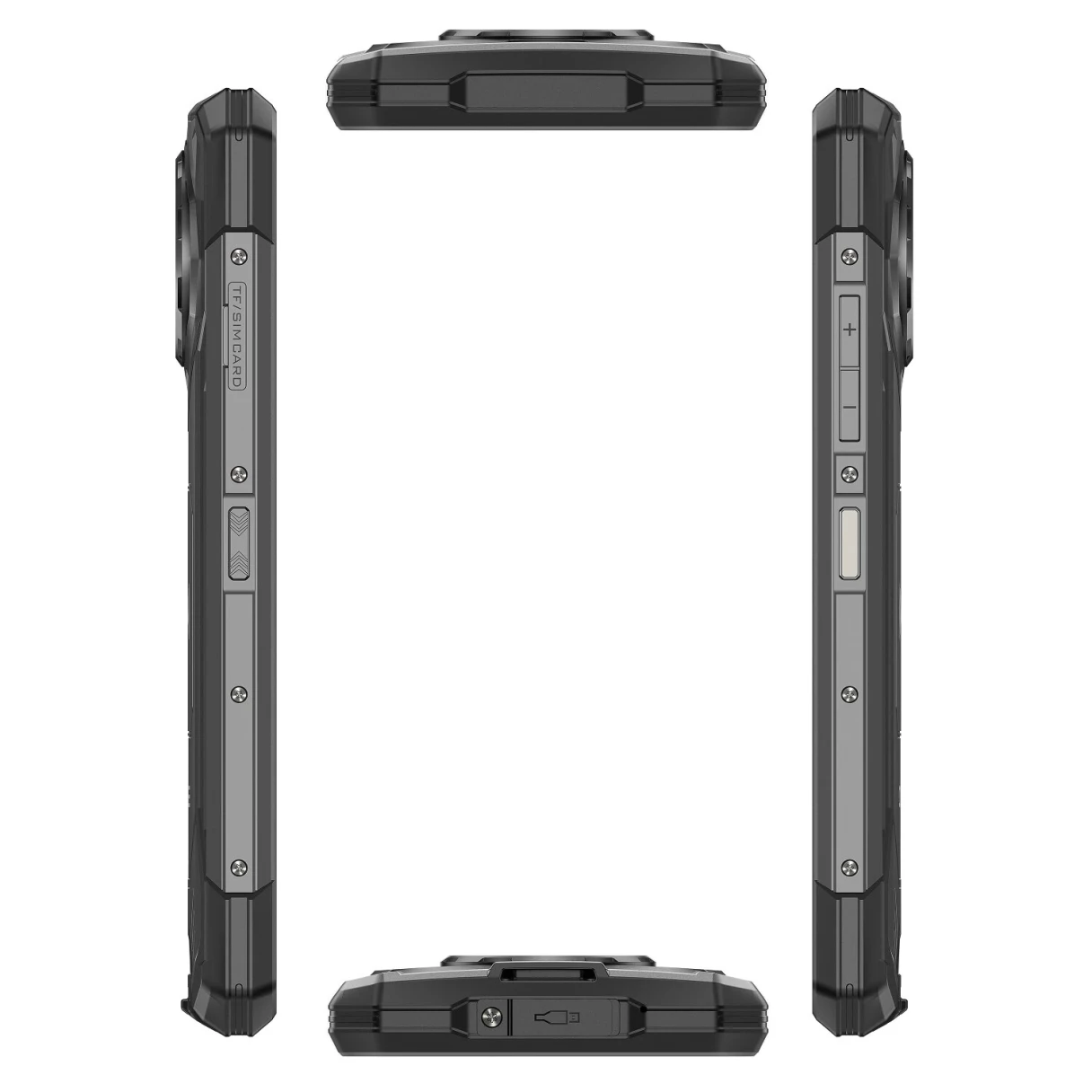 DOOGEE S200 X 5G 1.32 inch AMOLED Rear Display 32GB 512GB 100MP Triple Camera Night Vision Dimensity 7050 6.72 inch 120Hz 10100mAh 33W Fast Charge Android 14 NFC IP68 IP69K Waterproof Rugged Smartphone