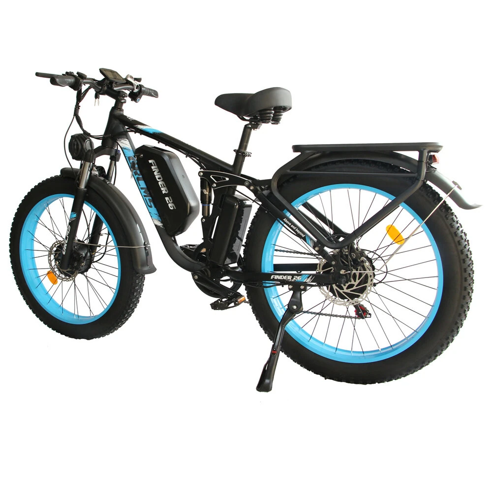 [EU DIRECT] ORLMS V3 Electric Bike 52V 25Ah Battery 1000W*2 Dual Motors 26inch Tires 80-120KM Mileage Range 150KG Max Load Electric Bicycle