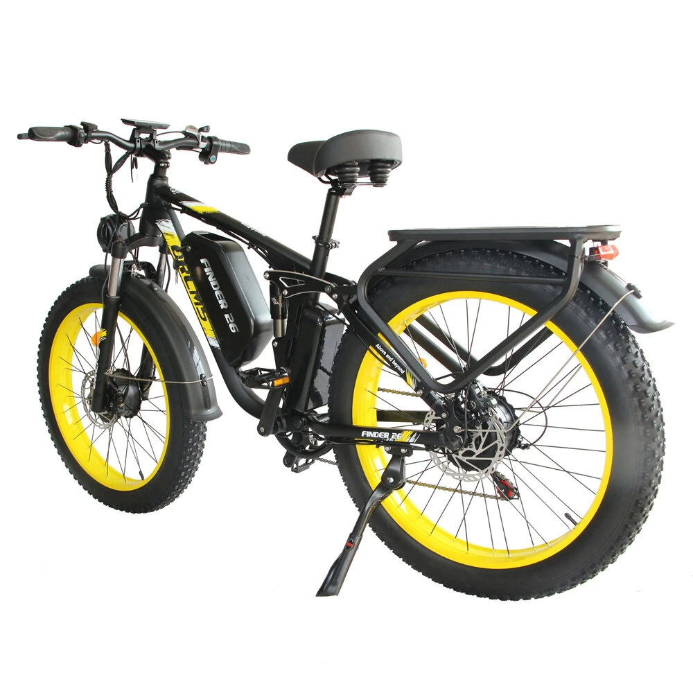 [EU DIRECT] ORLMS V3 Electric Bike 52V 25Ah Battery 1000W*2 Dual Motors 26inch Tires 80-120KM Mileage Range 150KG Max Load Electric Bicycle