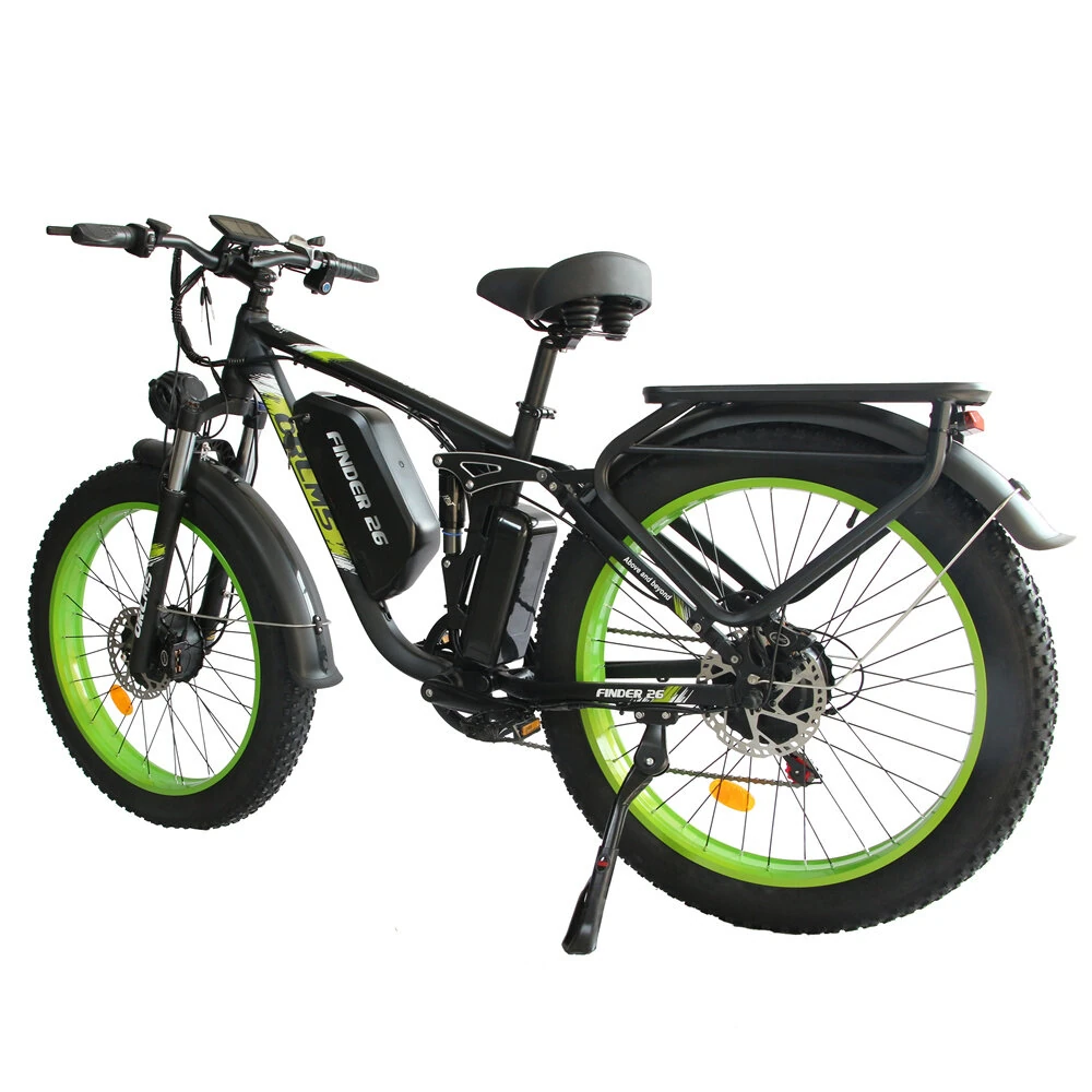 [EU DIRECT] ORLMS V3 Electric Bike 52V 25Ah Battery 1000W*2 Dual Motors 26inch Tires 80-120KM Mileage Range 150KG Max Load Electric Bicycle
