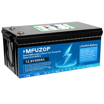 [EU Direct] MFUZOP 12V 100Ah 200Ah 300Ah 100A BMS LiFePO4 Battery High Capacity 1260Wh 2560Wh 3840Wh Long Life 5000+Cycles ABS Solar RV Off Grid Power Battery
