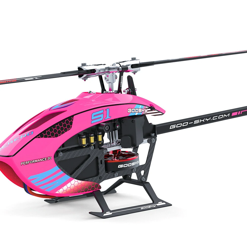 GOOSKY S1 6CH 3D Aerobatic Dual Brushless Direct Drive Motor RC Helicopter BNF with GTS Flight Control System/RTF