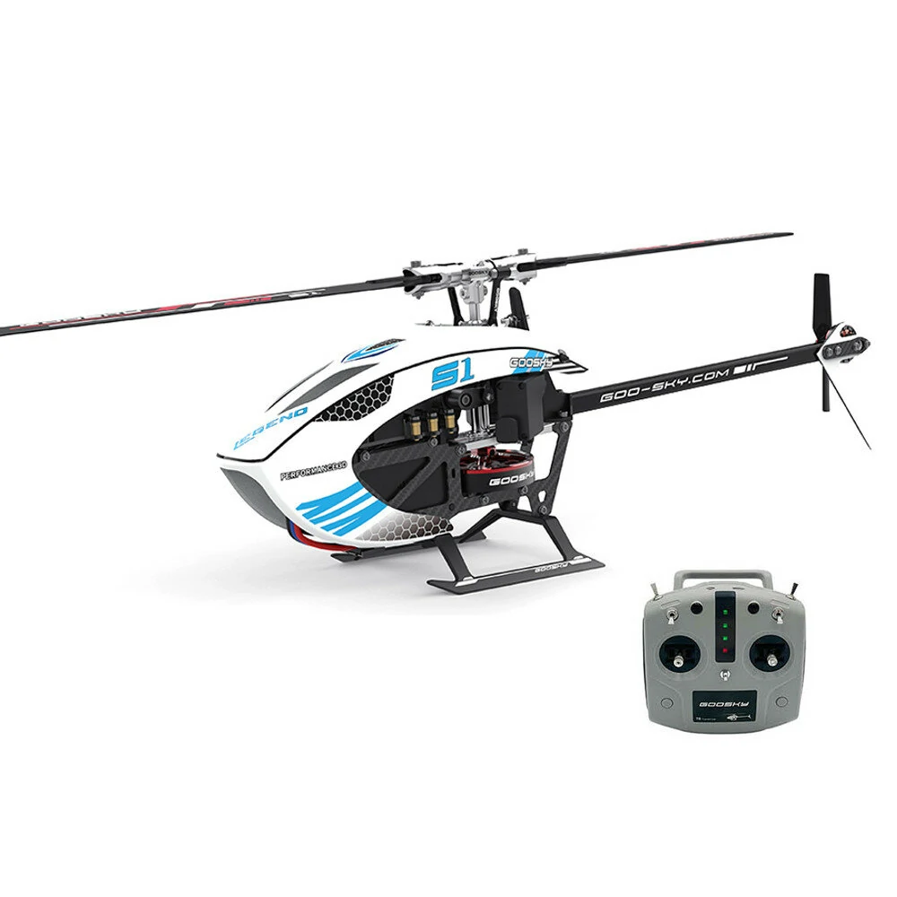 GOOSKY S1 6CH 3D Aerobatic Dual Brushless Direct Drive Motor RC Helicopter BNF with GTS Flight Control System/RTF