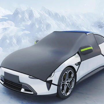 Car Windshield Frost Cover Winter Car Window Snow Anti UV Block Extended Engine Hood Full Car Cover for Four Seasons