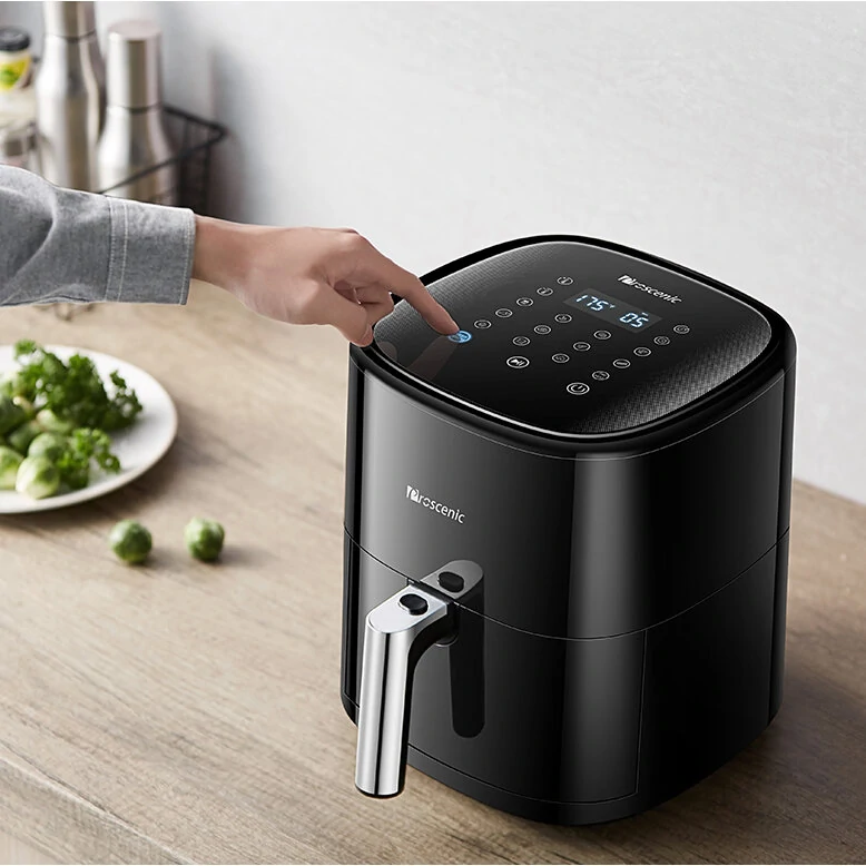 [EU Direct] Proscenic T22 1500W 220V 5L Air Fryer Alexa and Google Assistant Voice Control APP Control 7X Air Circulation 100 Recipes 13 in 1 Cooking Functions Hot Oven Cooker Low Noise Non-stick