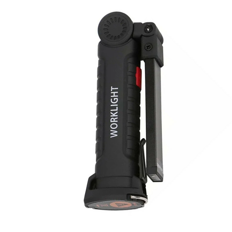 [Built-in 18650 Battery] Bikight COB LED Multi Function Folding Work Light Set USB Rechargeable LED Flashlight Mini Torch USB Cable Car Charger Battery Charger
