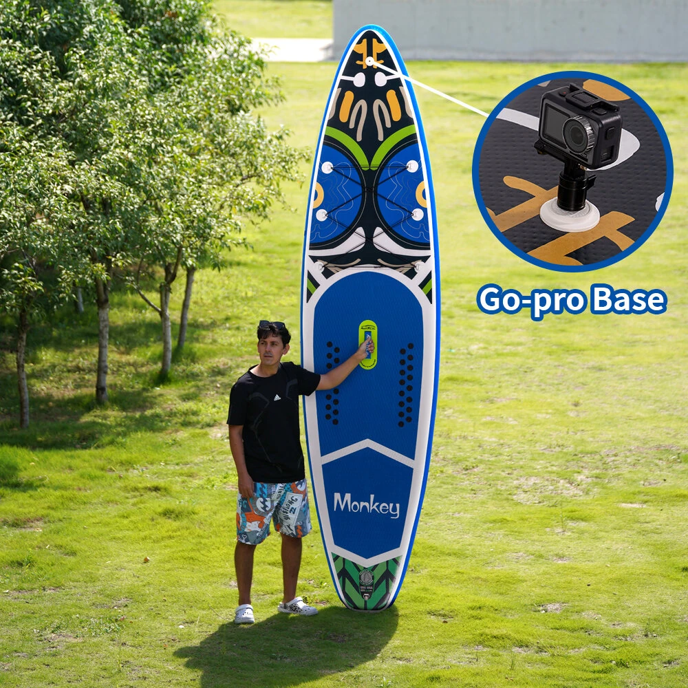 [EU Direct] Funwater 335cm 350cm Inflatable Stand Up Paddle Board with Air Pump Adjustable Paddle Travel Backpack Leash Waterproof Bag Adult Paddle Board-SUPFR01E SUPFR02E SUPFR01D SUPFR02D