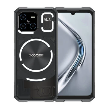 DOOGEE Blade GT 5G LED light effect 32GB 256GB 48MP Camera Dimensity 7050 6.72 inch 120Hz 5500mAh Android 14 NFC IP68 IP69K Waterproof Rugged Smartphone