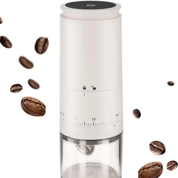 Protable Electric Coffee Grinder 1500mAh Battery Capacity 38 Gear Adjustable Grinding Coarseness Conical Coffee Bean Grinder