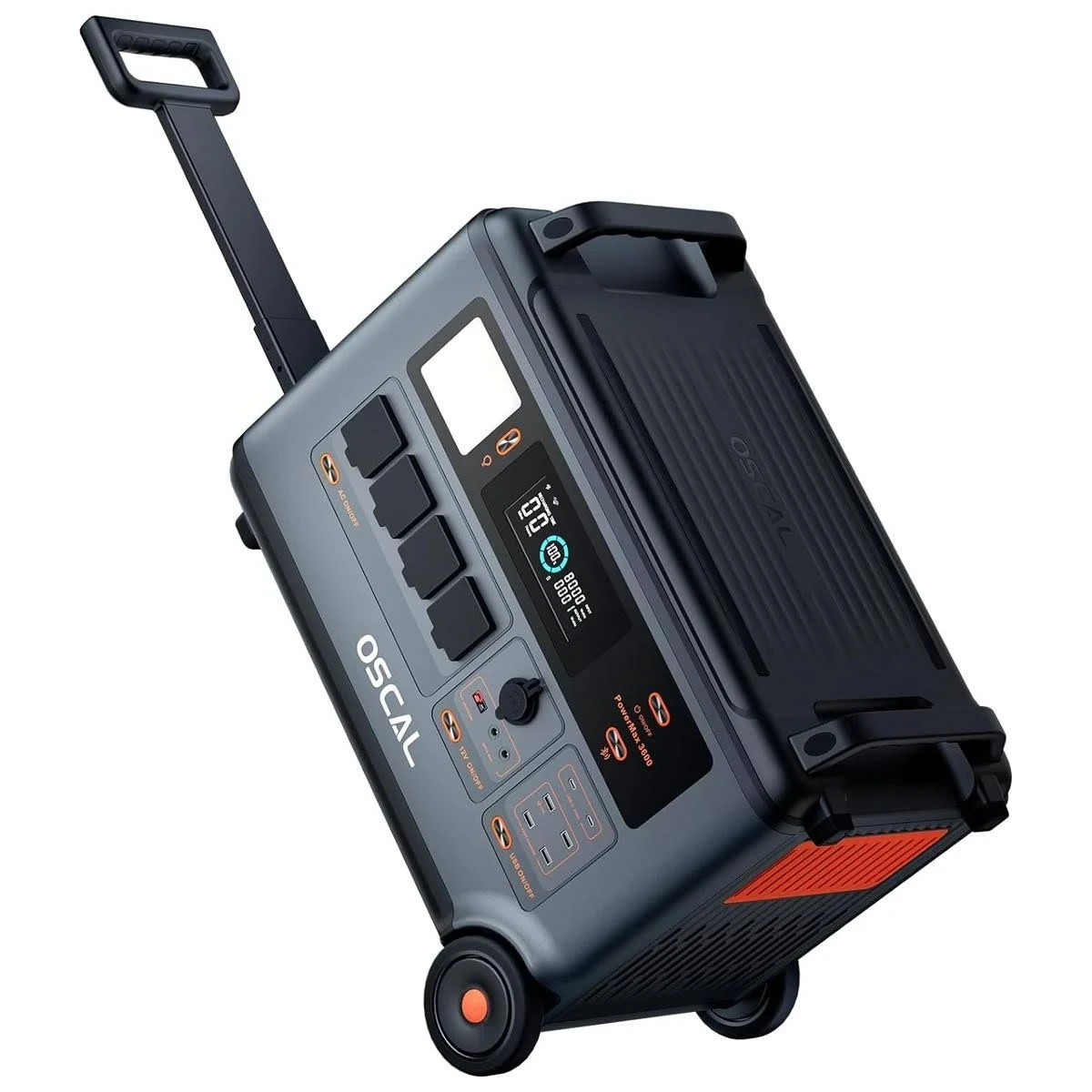 [EU Direct] Blackview Oscal 3600Wh Extra Battery Pack Only Suitable PowerMax 3600 Power Station LiFePO4 Batteries(57600Wh) Rugged Power Generation