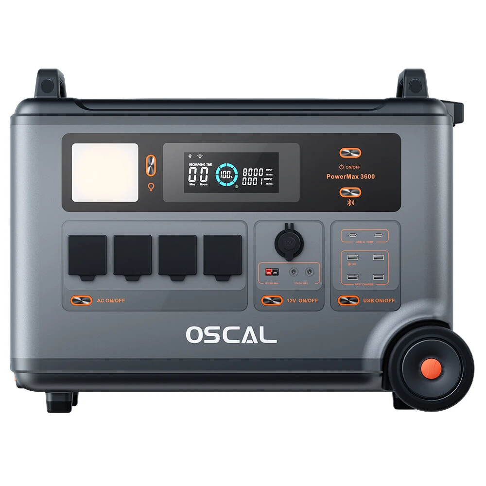 [EU Direct] Blackview Oscal 3600Wh Extra Battery Pack Only Suitable PowerMax 3600 Power Station LiFePO4 Batteries(57600Wh) Rugged Power Generation