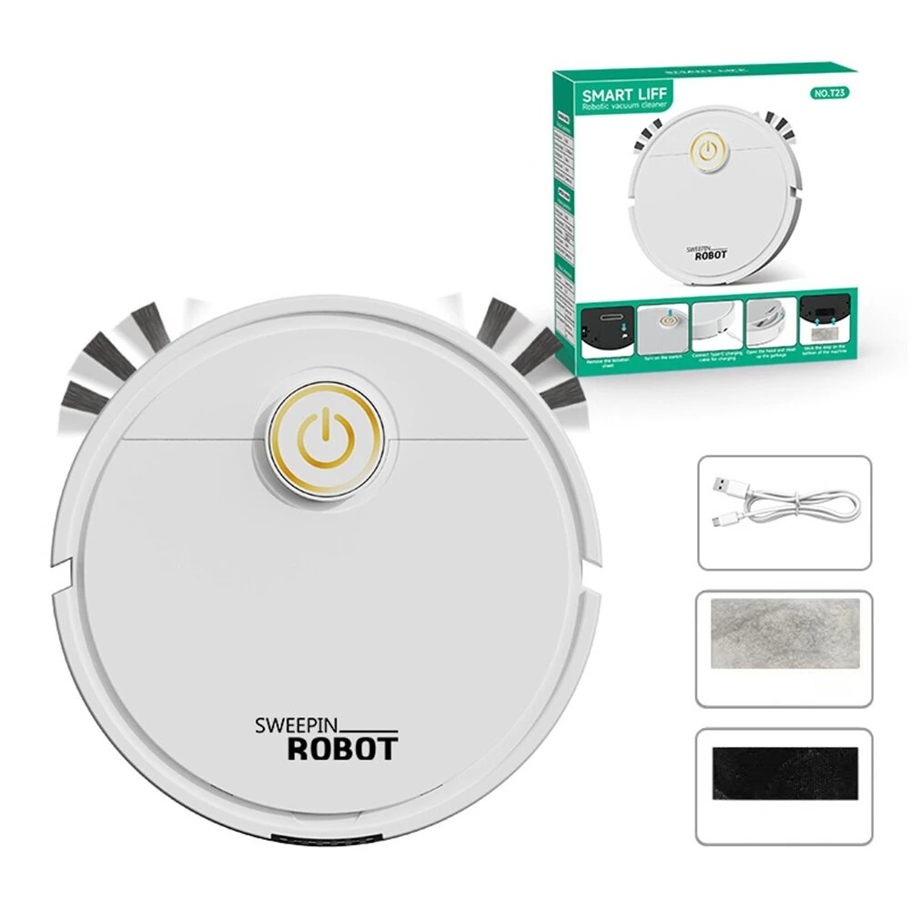 Tevorex 3 IN 1 Fully Automatic Sweeping Robot Sweeper Suction Mopping Sweeping Machine Intelligent Home Appliance Kitchen Home Cleaning Robots