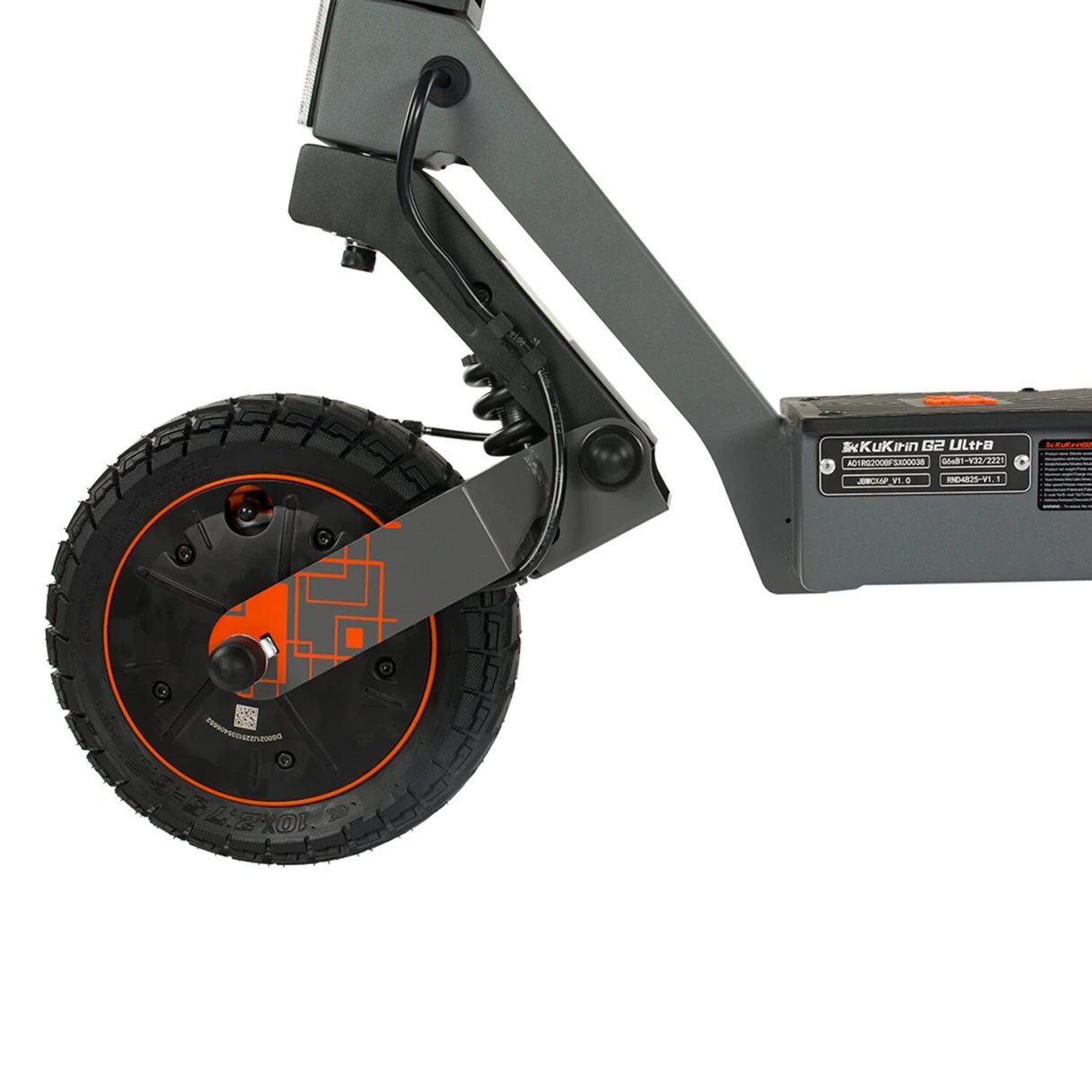 [Eu direct] KuKirin G2 Ultra Folding Electric Scooter 18Ah 48V 800W*2 Dual Motor 10in Folding Moped Electric Scooter 55KM Mileage Electric Scooter Max Load 120Kg