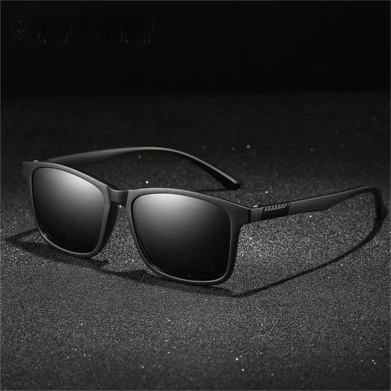 Men Polarized Sunglasses Fashion Women Square Sports Sunglasses Ultra Light TR90 Frame Driving Sunglasses Vintage Eyewear UV400
