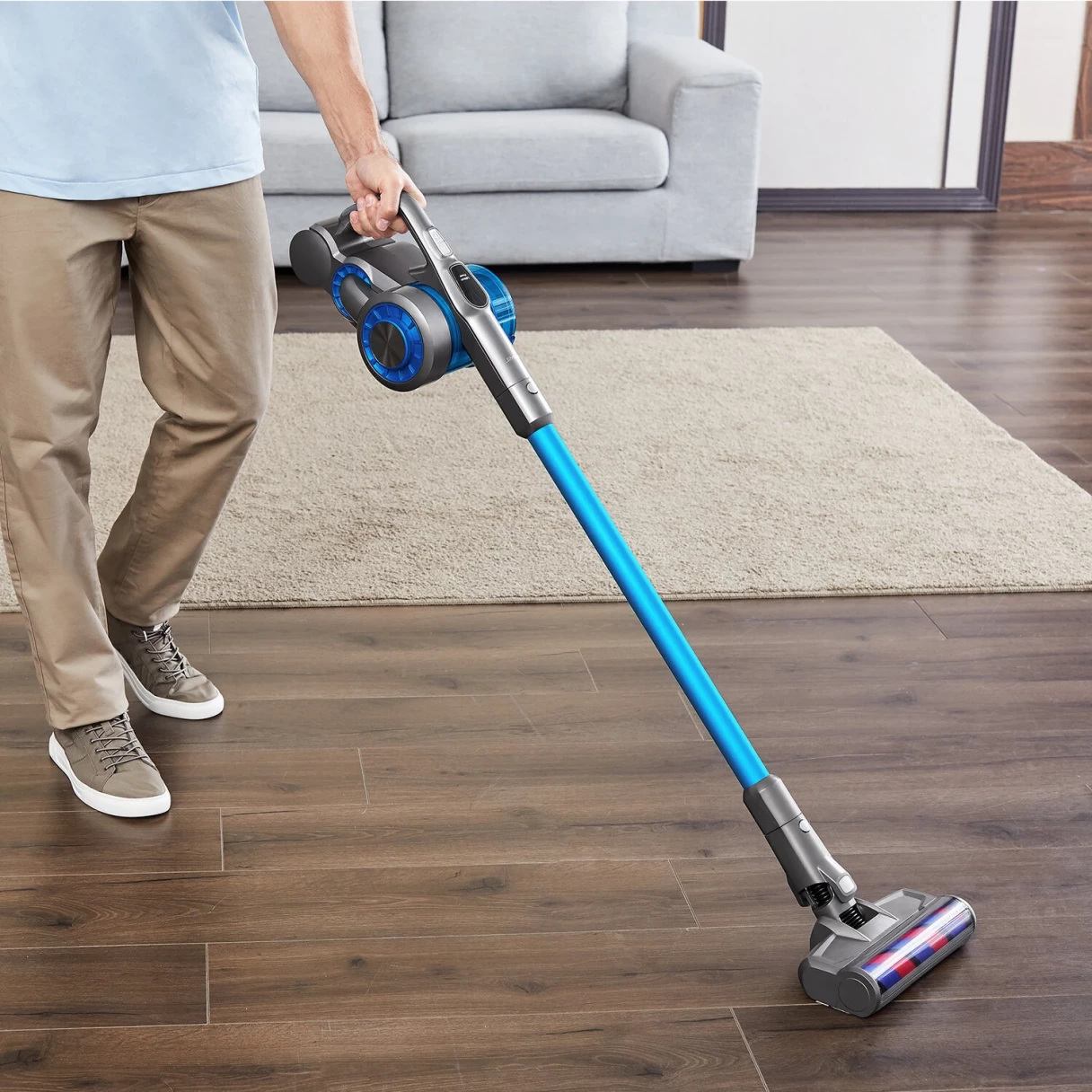 [EU Direct] Jimmy JV85 23Kpa 2 In 1 Cordless Vacuum Cleaner with Intelligent LED Display Screen Handheld Vacuum Cleaner with 0.6L Dust Cup Capacity