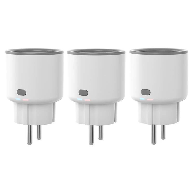 SONOFF S60 Type F/E EU Plug WiFi Socket Smart Home Power Monitor Outlet Overload Protection Timer Smart Scene Remote Control via Alexa Google Home IFTTT