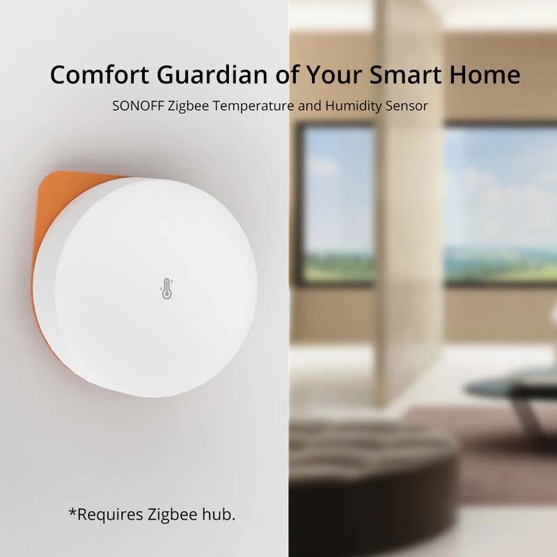 SONOFF SNZB-02P Wireless Zigbee3.0 Temperature Humidity Sensor Smart Home Alert Works with SONOFF iHost NSPanel Pro ZB Bridge Pro ZBDongle-E