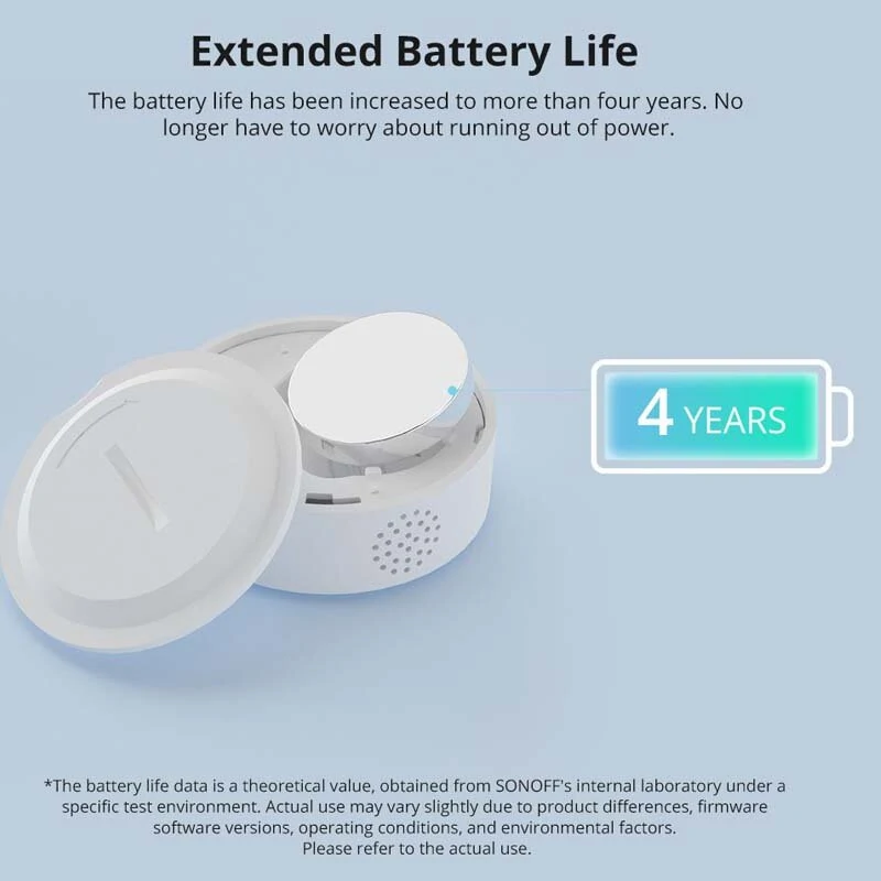 SONOFF SNZB-02P Wireless Zigbee3.0 Temperature Humidity Sensor Smart Home Alert Works with SONOFF iHost NSPanel Pro ZB Bridge Pro ZBDongle-E