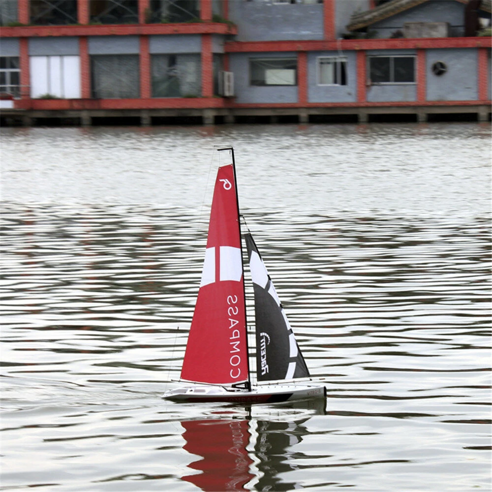 Volantexrc 791-1 65cm 2.4G 4CH RC Boat Compass Pre-assembled Sailboat Without Battery Toy