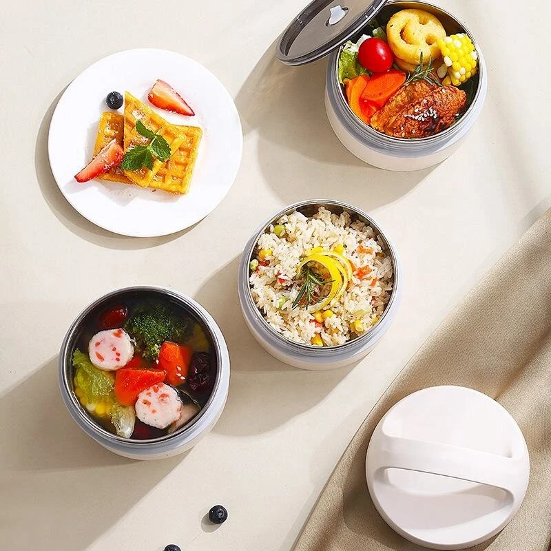 304 Stainless Steel Mini Breakfast Cup With Sealed Handle For Heat Preservation Portable Outdoor Milk Cup Soup Can Mug