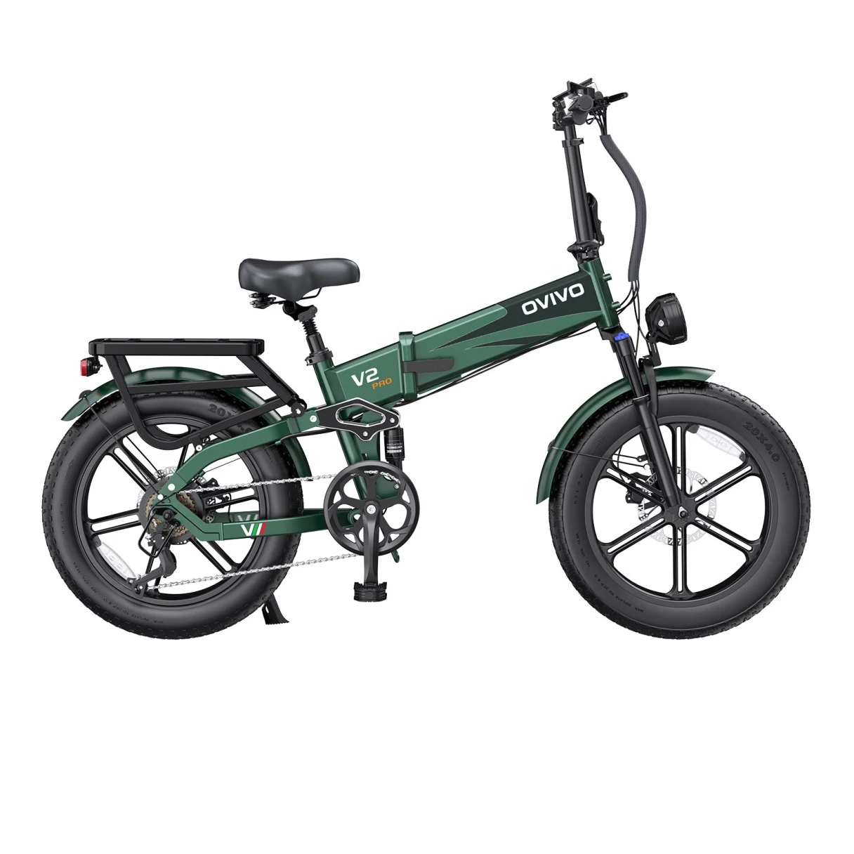 [EU DIRECT] OVIVO HYPER V2 PRO 2.0 Electric Bike 48V 20Ah Battery 250W Motor 20inch Tires 100-130KM Mileage Range 100KG Max Load Folding Electric Bicycle
