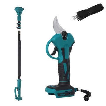Brushless High Branch Pruning Shear with 250cm Telescoping Pole For Battery Ergonomic Garden Tool 35mm Cutting Range Suit for Fruit Orchards