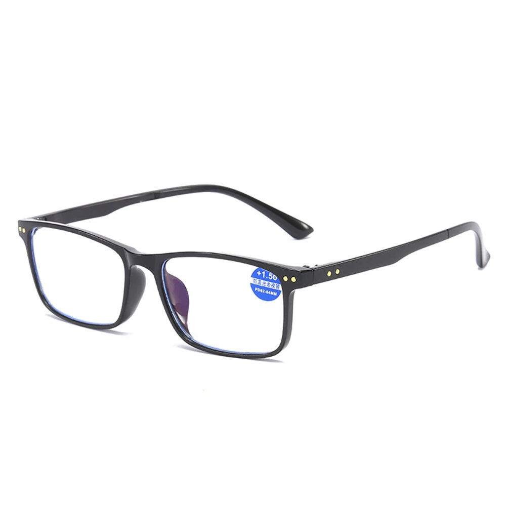 Fashion Anti-blue Light HD Reading Glasses for Men Women Classic Square Comfortable Nose Pad Presbyopia Glasses