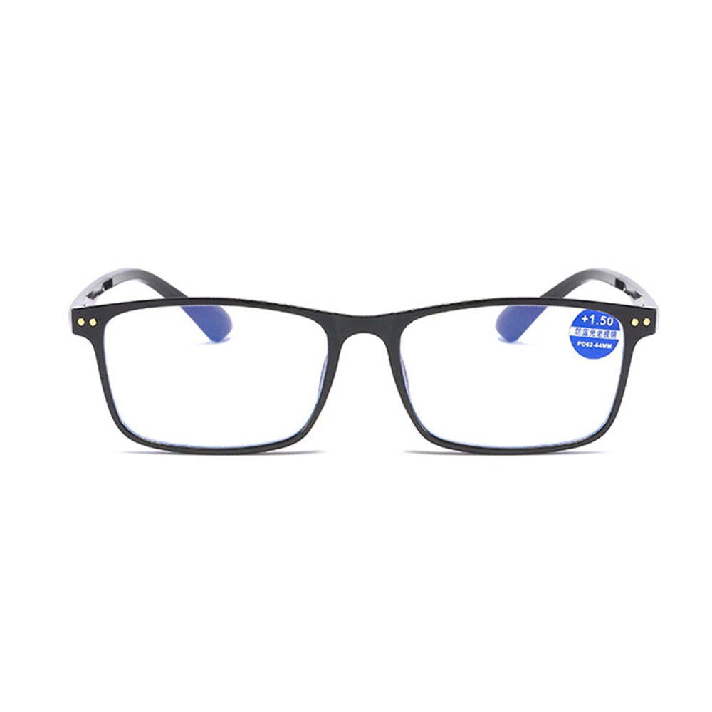 Fashion Anti-blue Light HD Reading Glasses for Men Women Classic Square Comfortable Nose Pad Presbyopia Glasses