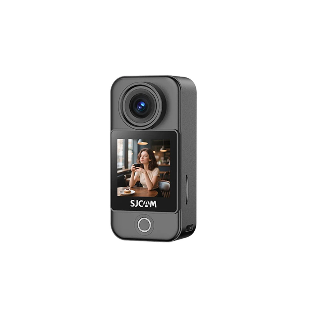 SJCAM C400 Handheld Action Camera Handheld Detachable Rotating Screen Design 4K HD Video Action Camera