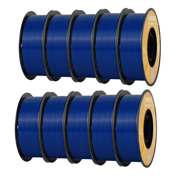 KINGROON PETG 3D Printer Filament 1.75mm 10kg Blue High Strength Easy to Print Eco-Friendly No Bubbles Smooth Printing High Precision