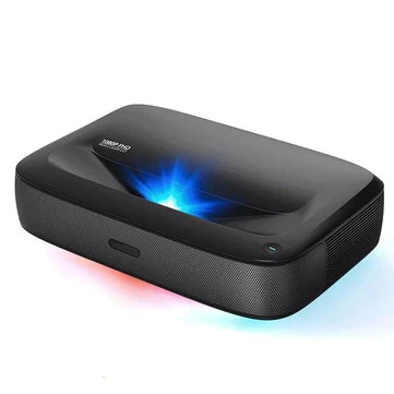 [Netfilx & Google TV Certified] ProjeStar H2 Triple Laser Mini UST Projector 1000 ANSI Lumens 1080P 8K Support Dual Band WiFi bluetooth-compatible 2G RAM 16G ROM Auto Keystone Correction & Fo