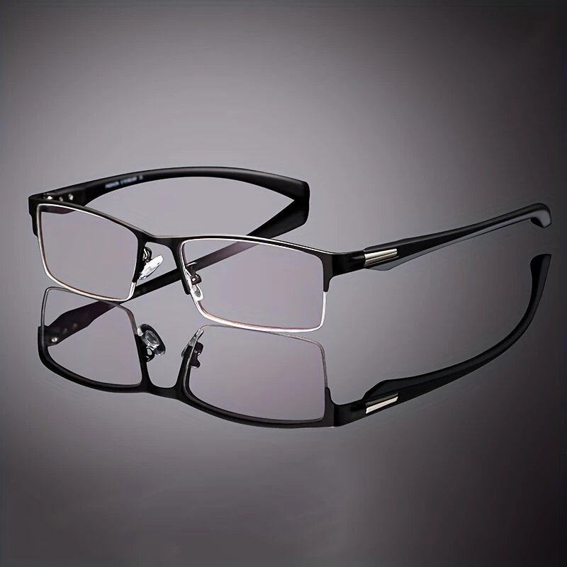 Business Reading Glasses Classic Rectangle Computer Anti Eyestrain Presbyopic Glasses Anti Blue Light Eye Glasses For Women Men