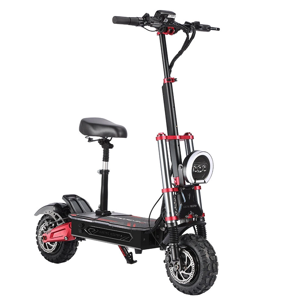 [EU DIRECT] BOYUEDA S5 Electric Scooter 38Ah 60V 3000W*2 Dual Motor 11in Folding Moped Electric Scooter 100-120KM Mileage Electric Scooter Max Load 200Kg