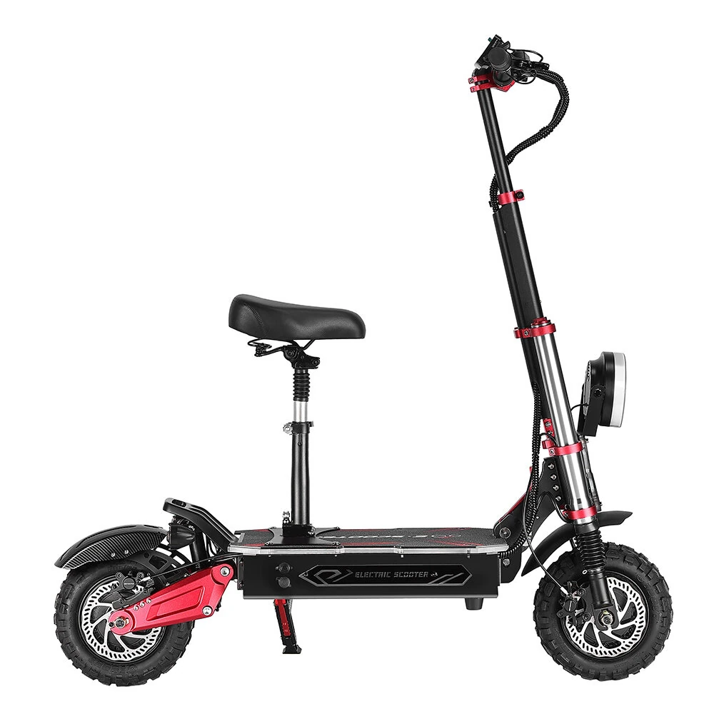 [EU DIRECT] BOYUEDA S5 Electric Scooter 38Ah 60V 3000W*2 Dual Motor 11in Folding Moped Electric Scooter 100-120KM Mileage Electric Scooter Max Load 200Kg